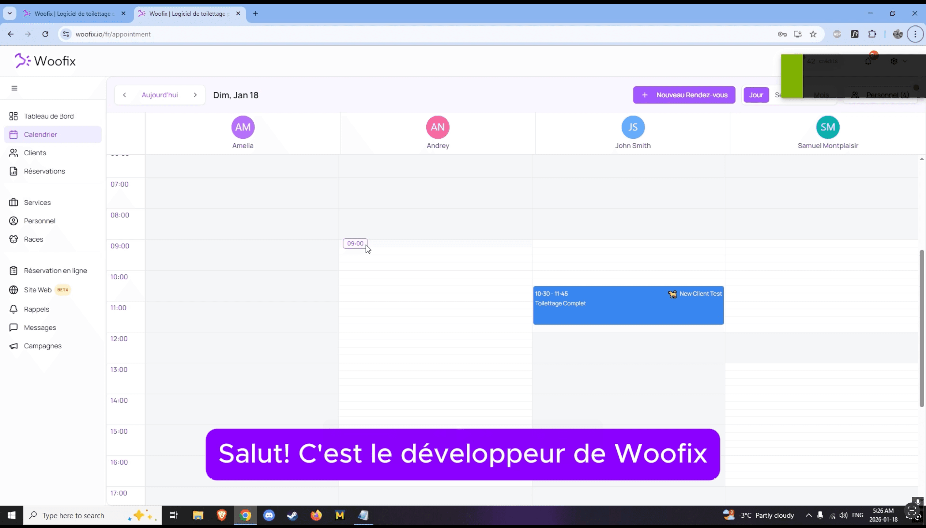 Woofix software preview